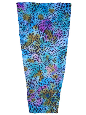 Animal Print on Aqua