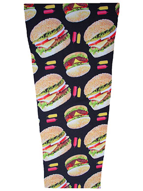 Cheeseburgers on Black