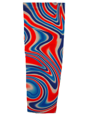 Red, White and Blue Swirl