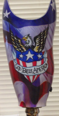 God Bless America Tattoo Socket