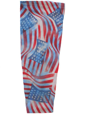 Wavy US Flags