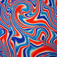 Red, White and Blue Swirl