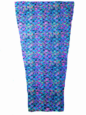 Aqua, Pink, Yellow, Black Lines