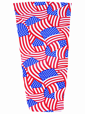 Wavy Bright U S Flags